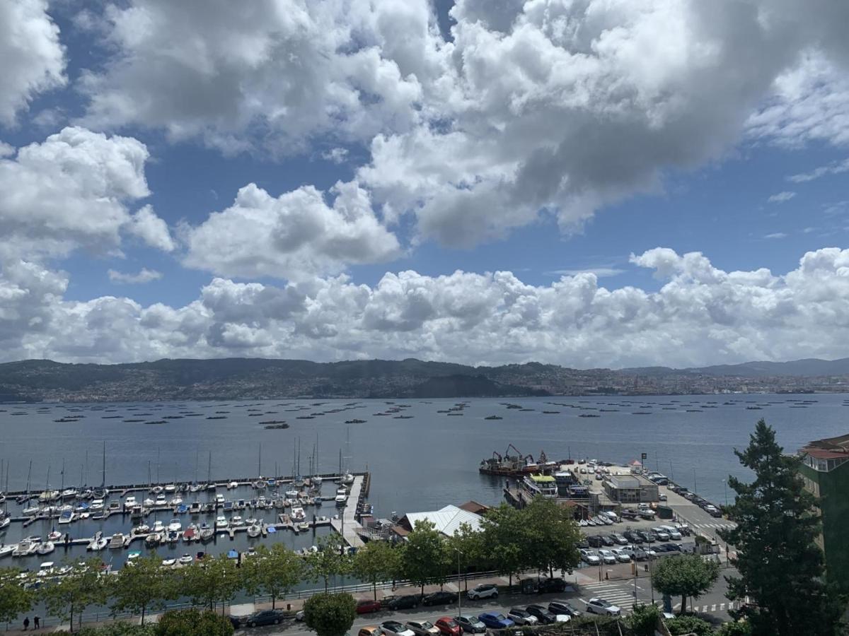 El Mirador Ria De Vigo, Apartamento Frente Al Mar, Centrico Moaña Exteriör bild